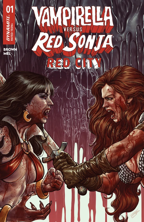 Vampirella vs Red Sonja: Red City: Diego Yapur Variant #1 - Cover B